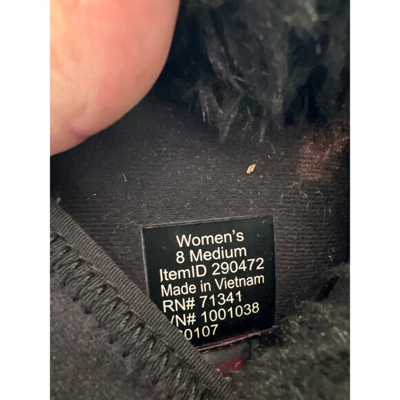 L.L.Bean size 8 black suede waterproof winter boots - Picture 5 of 5